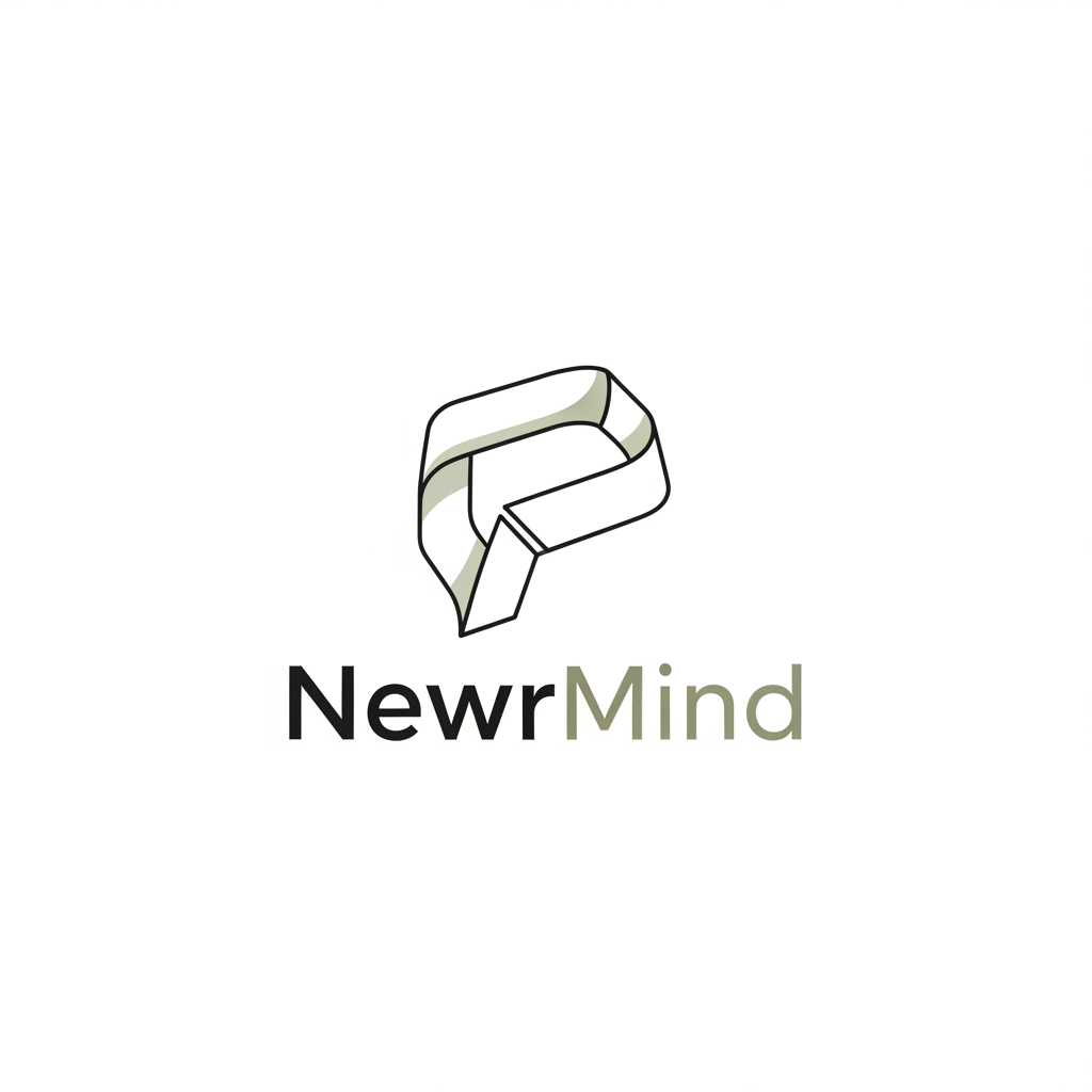 AI Design for create logo for my clothing brand. Name is NewrMind

its clothing brand. so dont include brain. think that we will be putting logo on tshirt. so it should be minimal but creative
