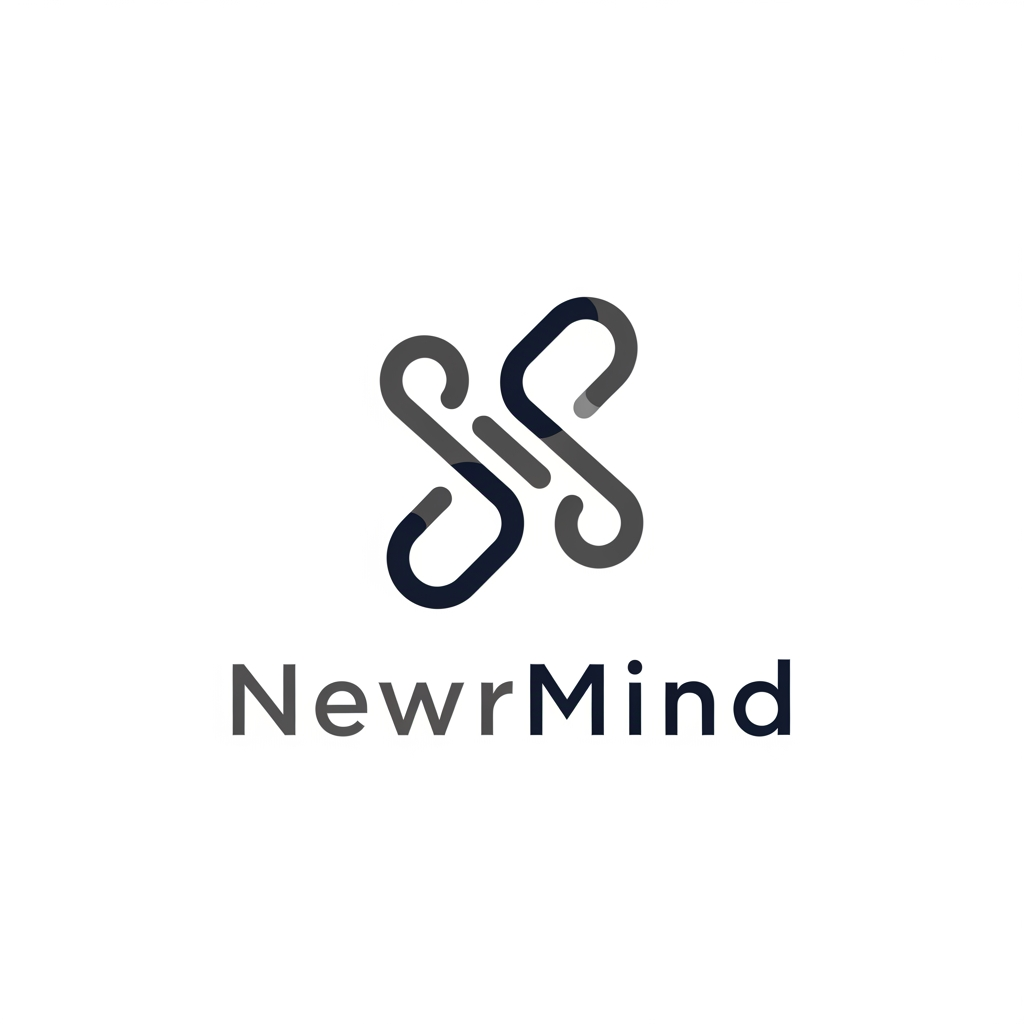 AI Design for create logo for my clothing brand. Name is NewrMind

its clothing brand. so dont include brain. think that we will be putting logo on tshirt. so it should be minimal but creative