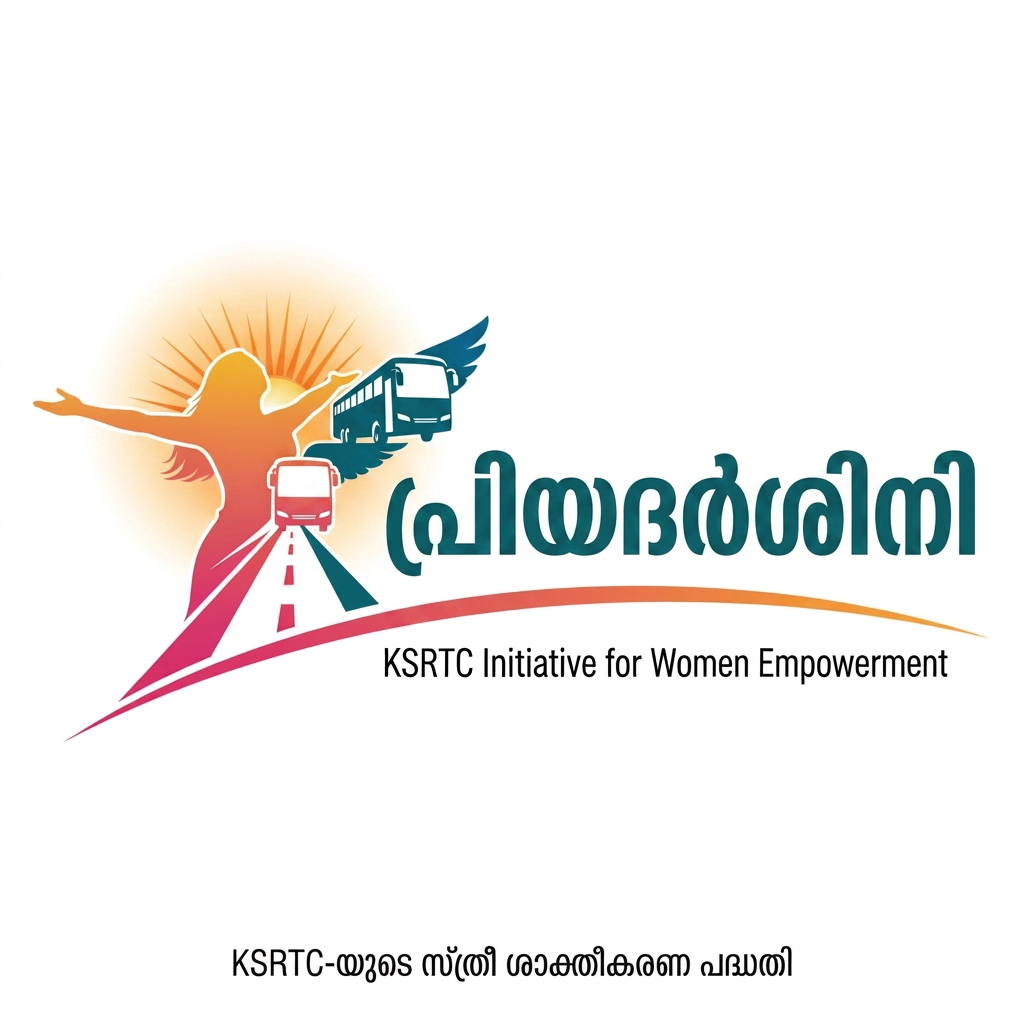AI Design for "പ്രിയദർശിനി" Logo Making
ലോഗോ ഡിസൈൻ നിർദ്ദേശങ്ങൾ
ലോഗോ സ്ത്രീ ശാക്തീകരണം, സാമൂഹിക സമത്വം, സ്വതന്ത്ര യാത്ര എന്നീ ആശയങ്ങൾ പ്രതിഫലിപ്പിക്കുന്നതായിരിക്കണം.
ലോഗോയിൽ "പ്രിയദർശിനി" പദ്ധതിയുടെ ലക്ഷ്യവും സന്ദേശവും വ്യക്തമായി ഉൾക്കൊള്ളിക്കേണ്ടതാണ്.
ലോഗോ പൂർണ്ണമായും സൃഷ്ടാവിന്റെ സ്വന്തം രൂപകൽപ്പനയായിരിക്കണം. പകർപ്പവകാശ ലംഘനം ഉണ്ടാകാൻ പാടില്ല.
തെരഞ്ഞെടുക്കപ്പെടുന്ന ലോഗോയുടെ എല്ലാ ഉപയോഗാവകാശങ്ങളും KSRTC യ്ക്ക് ആയിരിക്കും.