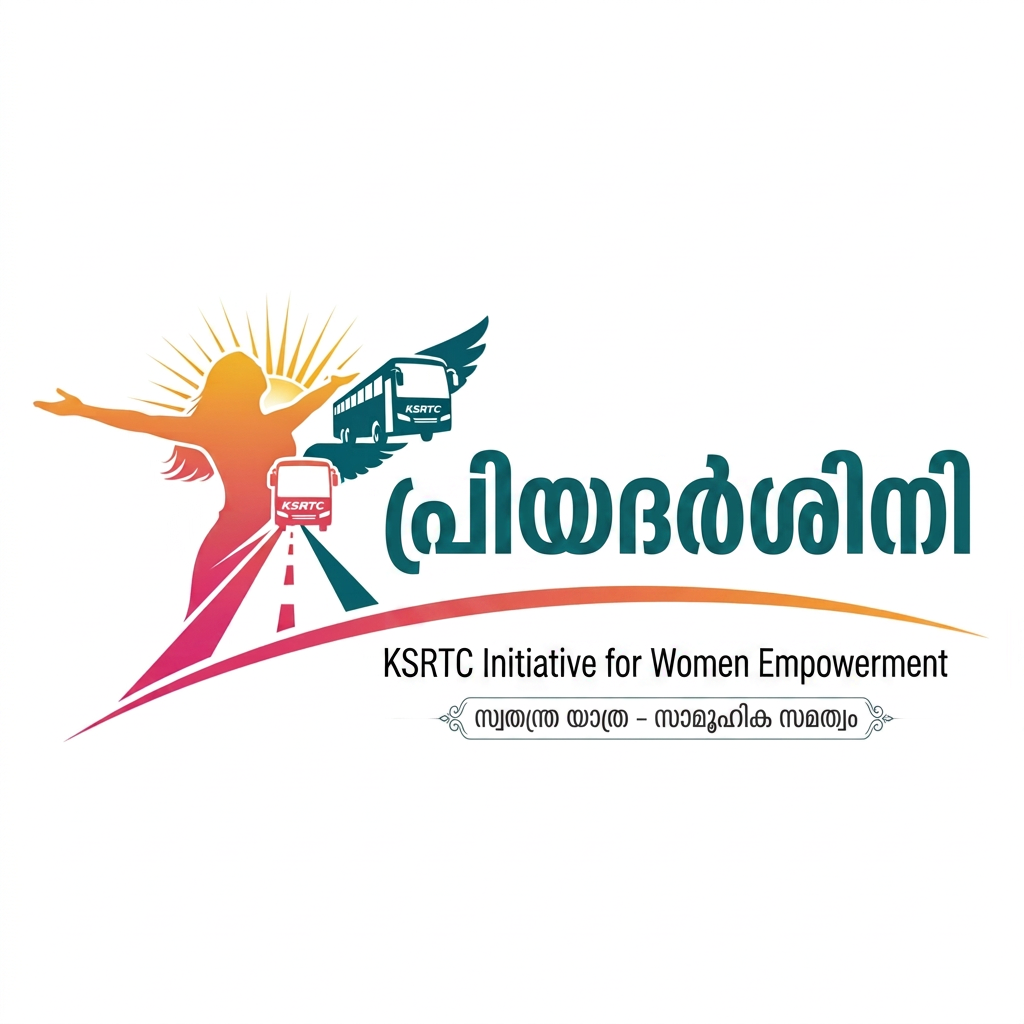 AI Design for "പ്രിയദർശിനി" Logo Making
ലോഗോ ഡിസൈൻ നിർദ്ദേശങ്ങൾ
ലോഗോ സ്ത്രീ ശാക്തീകരണം, സാമൂഹിക സമത്വം, സ്വതന്ത്ര യാത്ര എന്നീ ആശയങ്ങൾ പ്രതിഫലിപ്പിക്കുന്നതായിരിക്കണം.
ലോഗോയിൽ "പ്രിയദർശിനി" പദ്ധതിയുടെ ലക്ഷ്യവും സന്ദേശവും വ്യക്തമായി ഉൾക്കൊള്ളിക്കേണ്ടതാണ്.
ലോഗോ പൂർണ്ണമായും സൃഷ്ടാവിന്റെ സ്വന്തം രൂപകൽപ്പനയായിരിക്കണം. പകർപ്പവകാശ ലംഘനം ഉണ്ടാകാൻ പാടില്ല.
തെരഞ്ഞെടുക്കപ്പെടുന്ന ലോഗോയുടെ എല്ലാ ഉപയോഗാവകാശങ്ങളും KSRTC യ്ക്ക് ആയിരിക്കും.