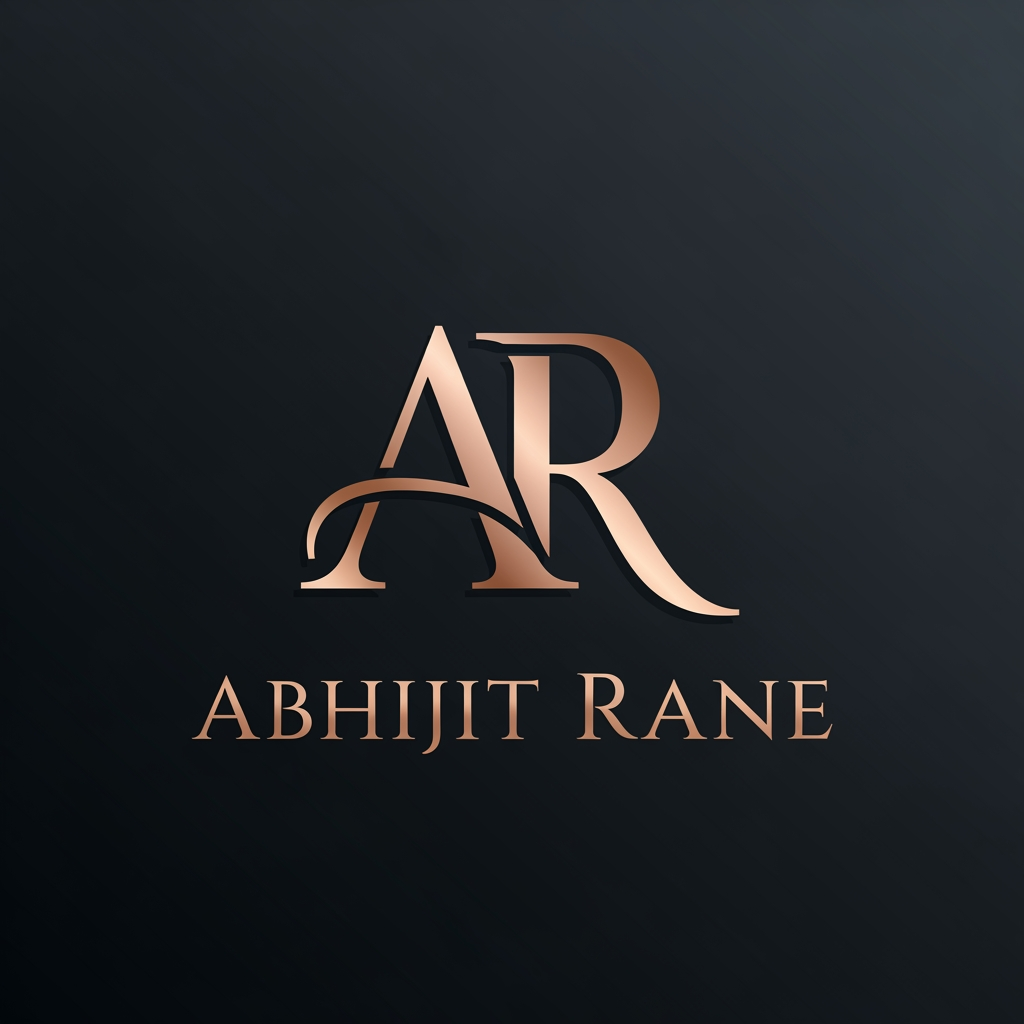 AI Design for make a premium logo with premium color of Abhijit Rane