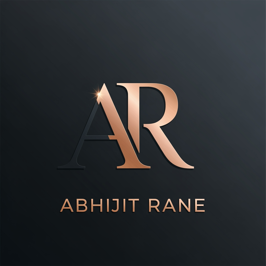 AI Design for make a premium logo with premium color of Abhijit Rane