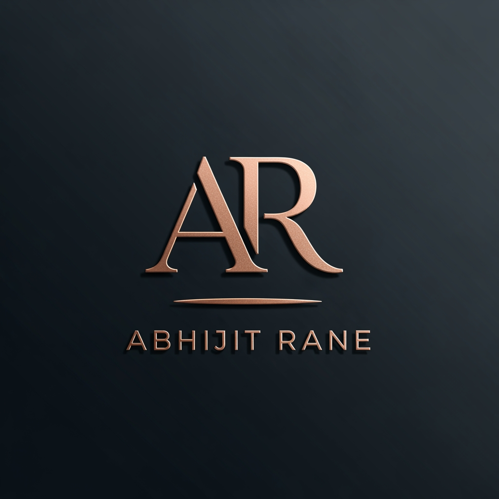 AI Design for make a premium logo with premium color of Abhijit Rane