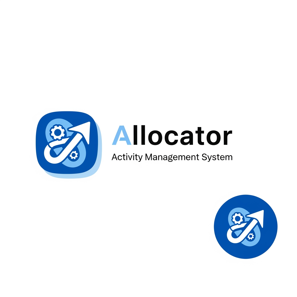 AI Design for Allocator 

Details : It is an Activity management system like TMS. Daily doing office activities are entering in this website.

1.  Color green or blue like Hyz venture logo colors. Choose any one colour.
2.  Simple and unique logo.
3.  Create Logo and create logo icon (for favicon icon).