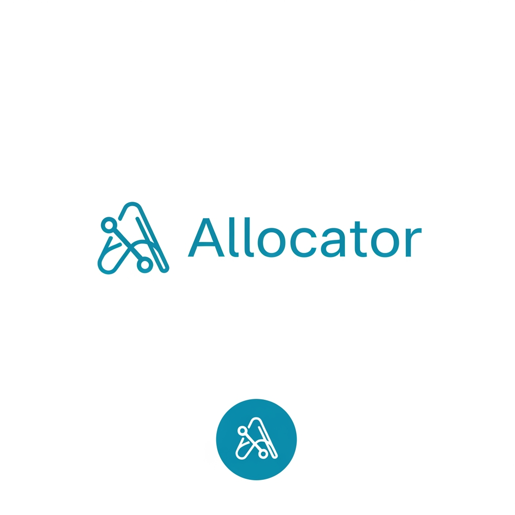 AI Design for Allocator 

Details : It is an Activity management system like TMS. Daily doing office activities are entering in this website.

1.  Color green or blue like Hyz venture logo colors. Choose any one colour.
2.  Simple and unique logo.
3.  Create Logo and create logo icon (for favicon icon).