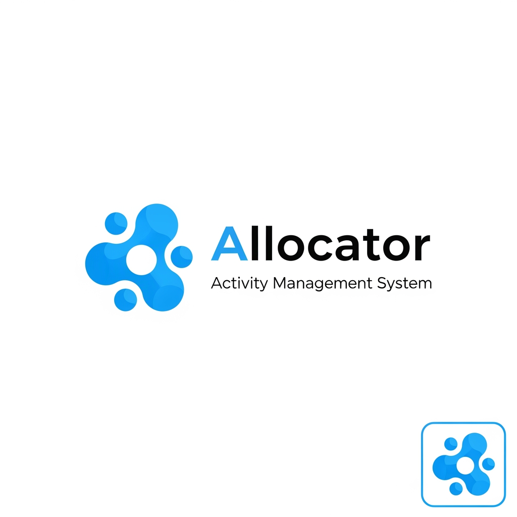 AI Design for Allocator 

Details : It is an Activity management system like TMS. Daily doing office activities are entering in this website.

1.  Color green or blue like Hyz venture logo colors. Choose any one colour.
2.  Simple and unique logo.
3.  Create Logo and create logo icon (for favicon icon).