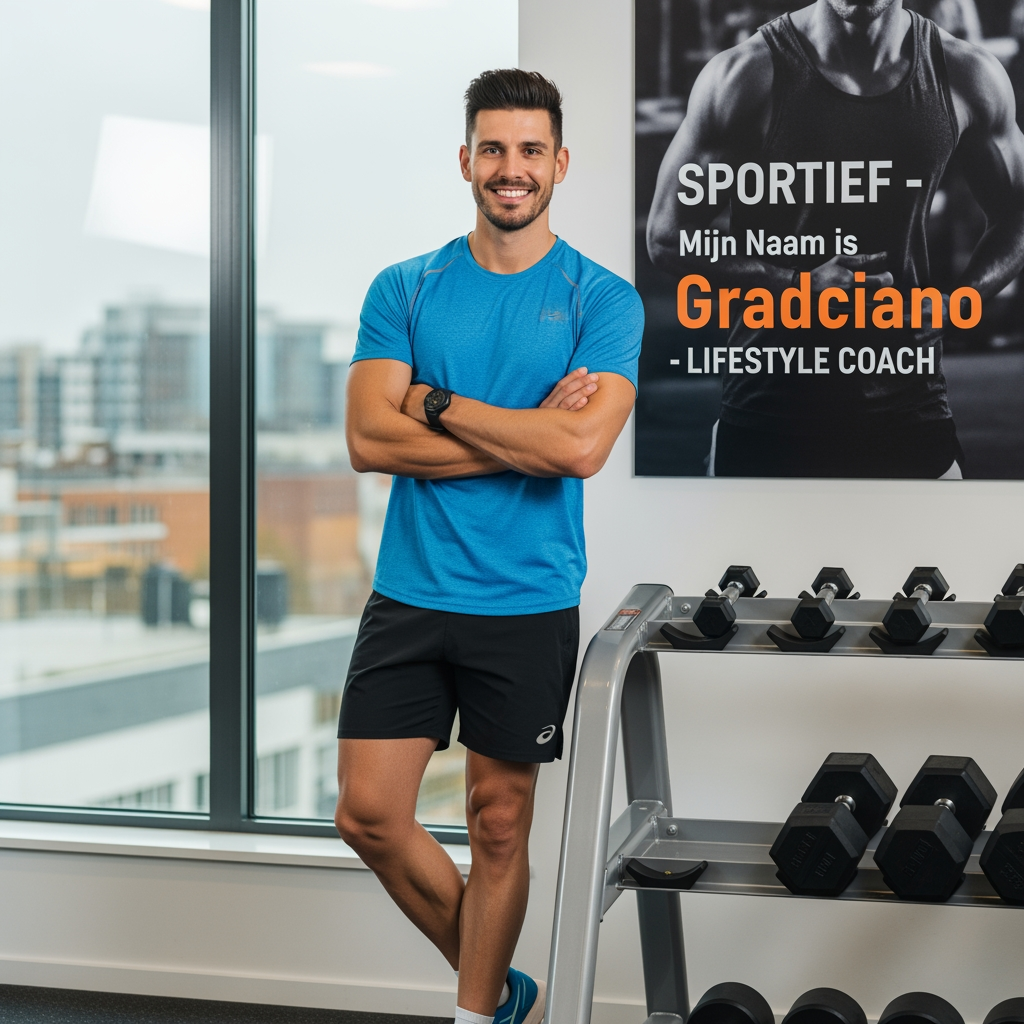 AI Design for sportief mijn naam is gradciano lifestyle coach