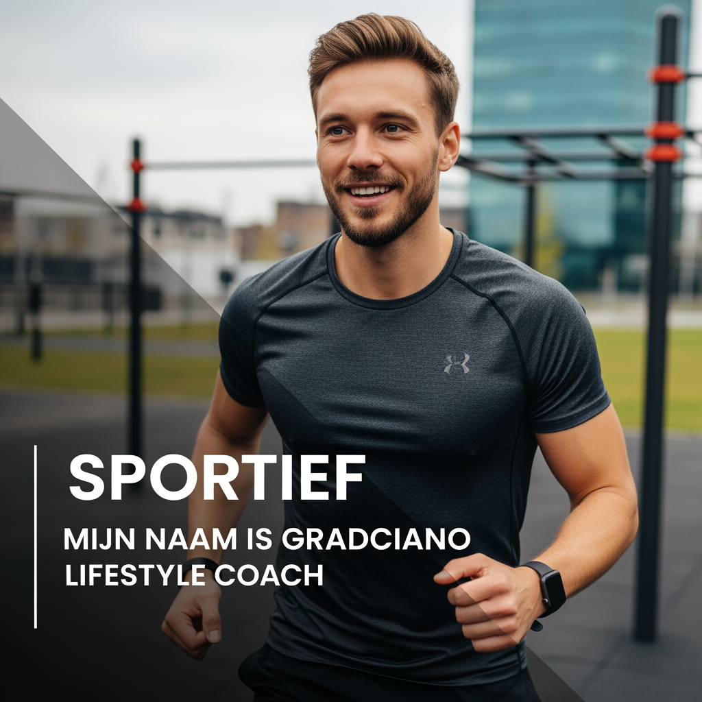 AI Design for sportief mijn naam is gradciano lifestyle coach