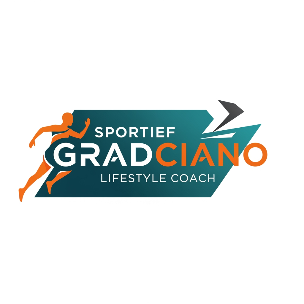 AI Design for sportief mijn naam is gradciano lifestyle coach logo
