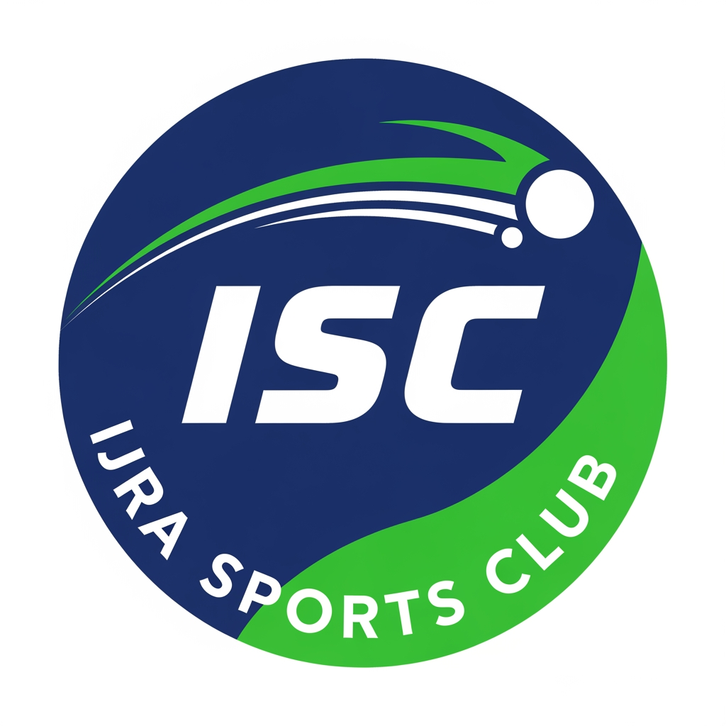 AI Design for MERA EK SPORTS COMMITY HAI JISKA NAME HAI ISC MEANS IJRA SPORTS CLUB USKE LIYE ROUND SHAPE MAIN MUJHE LOGO CHAHIYE PROFESSNIAL TYPE KA