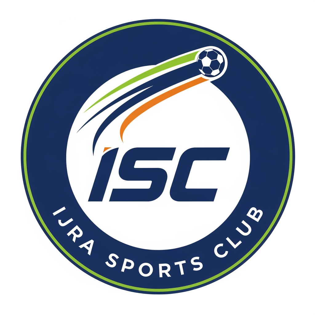 AI Design for MERA EK SPORTS COMMITY HAI JISKA NAME HAI ISC MEANS IJRA SPORTS CLUB USKE LIYE ROUND SHAPE MAIN MUJHE LOGO CHAHIYE PROFESSNIAL TYPE KA