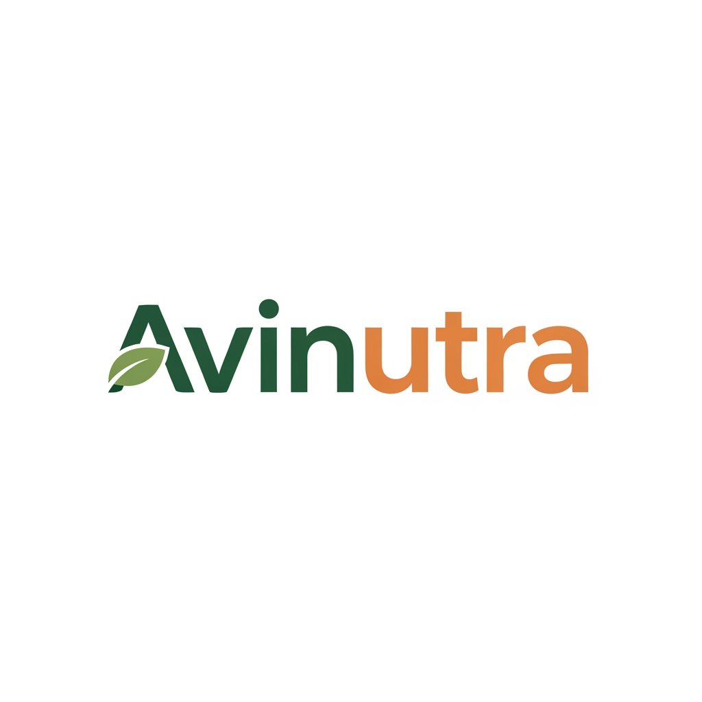 AI Design for create a logo in text form 
Brand name : Avinutra