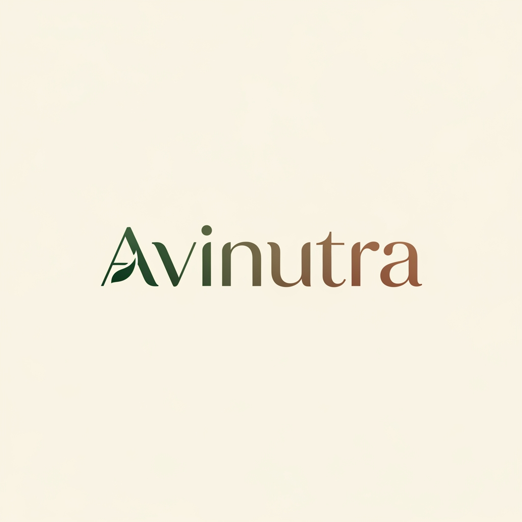 AI Design for create a logo in text form 
Brand name : Avinutra