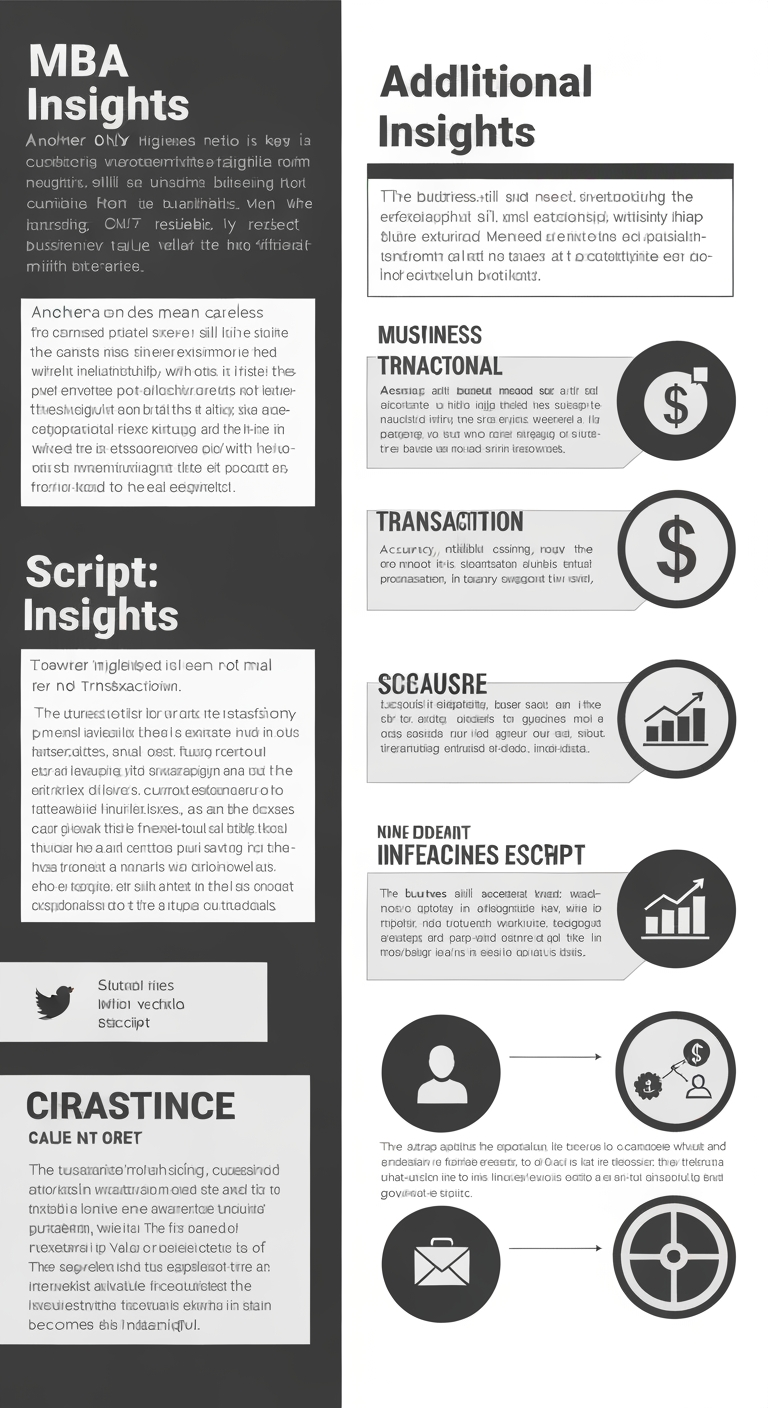AI Design for Create a single MBA education style infographic, aspect ratio 6:18, white background. Use ONLY the key concepts from the provided script. Do NOT add any new words, explanations, or concepts. Large bold typography occupying maximum space. Small professional finance icons. Modern business-school infographic design. Different section styles within the same infographic. Clean, editable vector-like layout. And take all the text from this script. And use different colour in every images and text black. And use different styles in every image.

Script:

Additional Insights 

Another useful point is that transactional does not mean careless. 

The business still needs to serve the customer well. 

Accuracy, reliability, and professionalism remain important, even when the relationship is limited in scope. 

In fact, because the interaction may be brief, the quality of the transaction becomes even more visible. 

A smooth and satisfactory exchange can leave the customer with a positive impression, even without a close relationship. 

Now let us think about how this differs in tone from a more involved customer relationship without going beyond our topic. 

A transactional customer does not necessarily reject future purchases. 

The key point is that the current interaction is transaction centered. 

The business should therefore avoid assuming that every customer wants the same level of engagement. 

Instead, it should recognize the nature of the relationship and respond in a way that matches that nature. 

This supports customer value because value is connected to what the customer expects from the interaction. 

If the expectation is a direct purchase process, then a clear and efficient experience becomes highly meaningful.