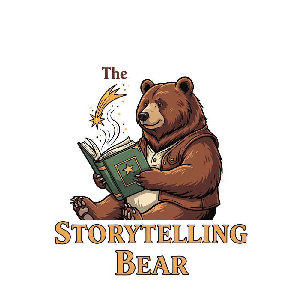 AI Design for CREATA A LOGO ON The Storytelling Bear