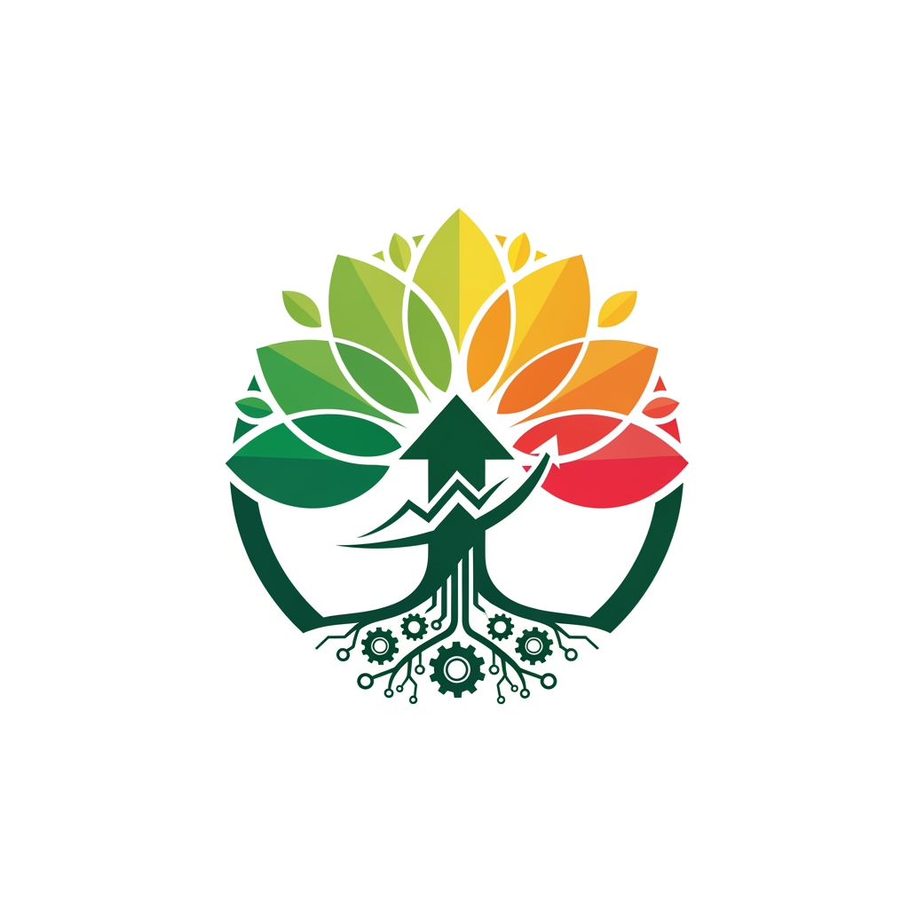 AI Design for create a spesal symbolic logo for my growth ageny