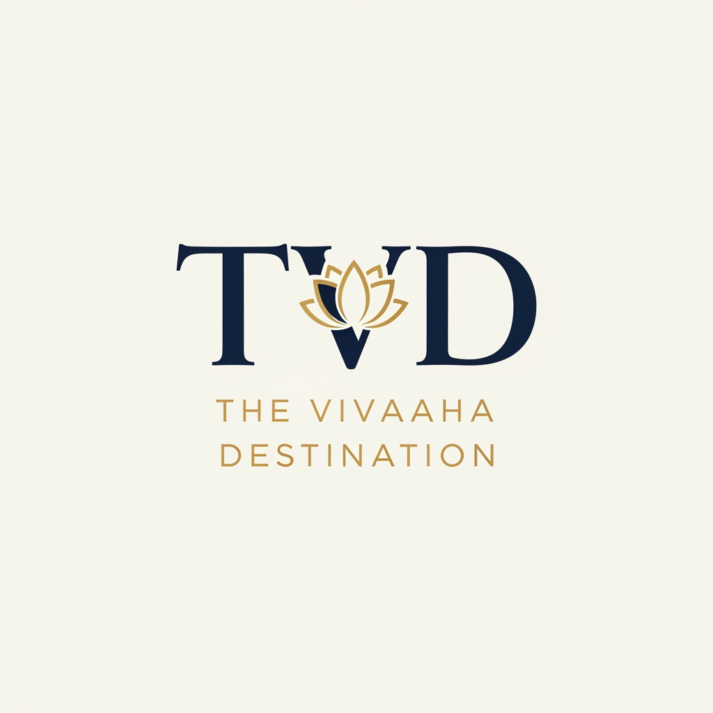 AI Design for create TVD logo the under the vivaaha destination