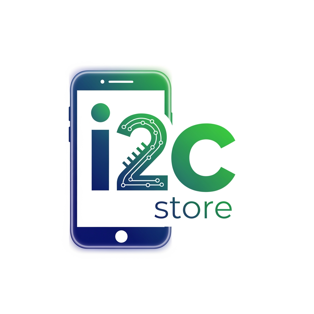 AI Design for i2c store mobile store logo
