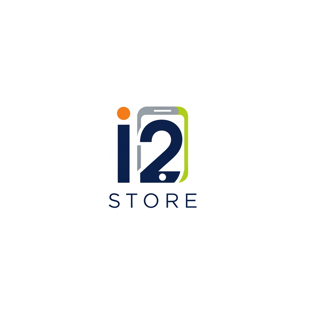 AI Design for i started in new store for mobile i want logo simple and creative name is i 2 store