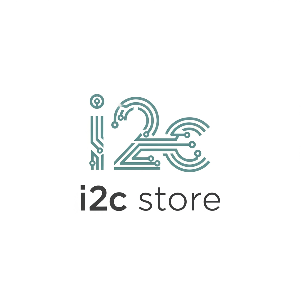 AI Design for i started new mobile store name is i2c store i want to simple and creative logo