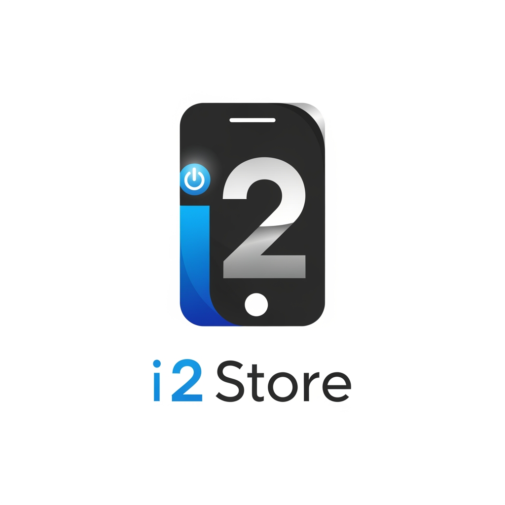 AI Design for i started in new store for mobile i want logo simple and creative name is i 2 store