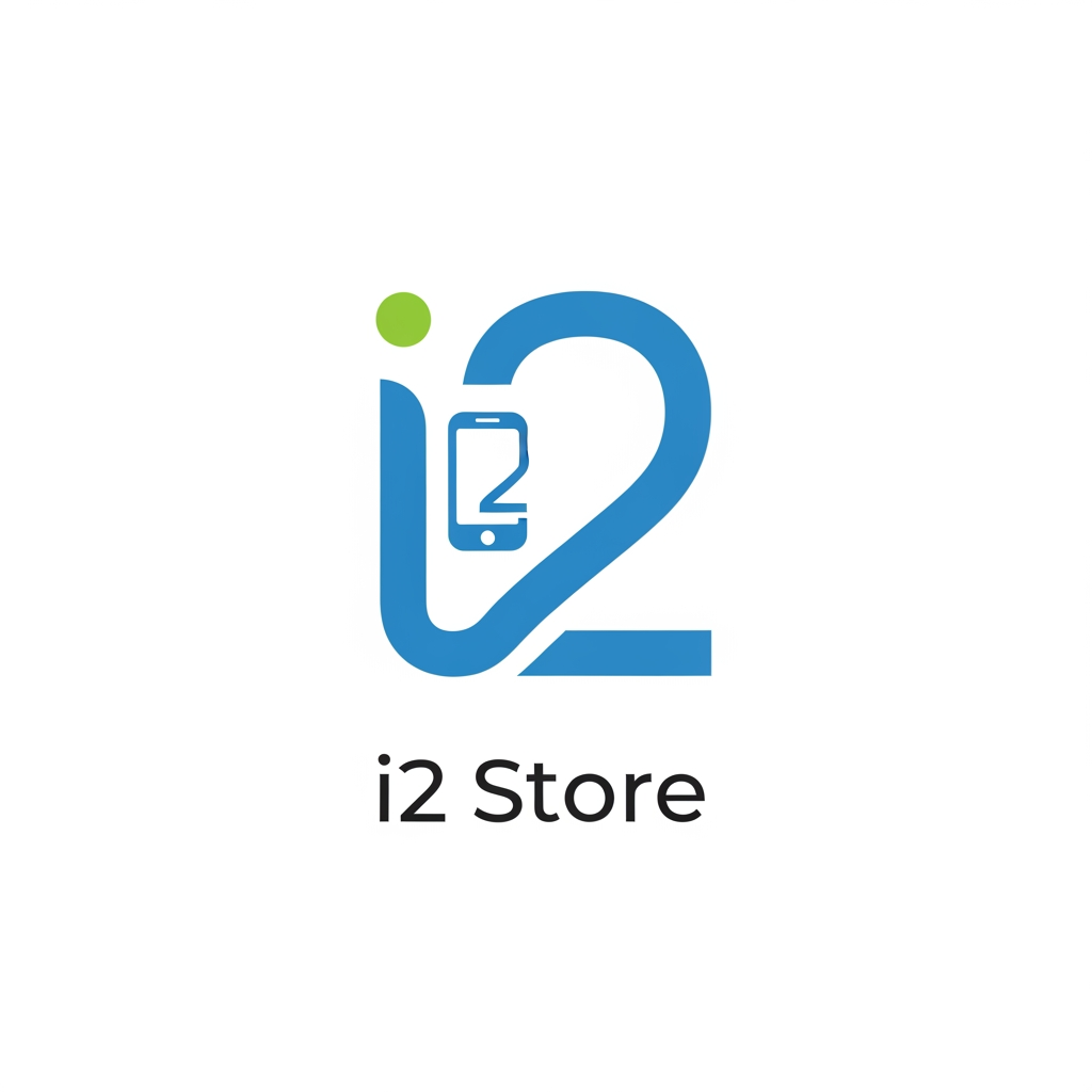 AI Design for i started in new store for mobile i want logo simple and creative name is i 2 store