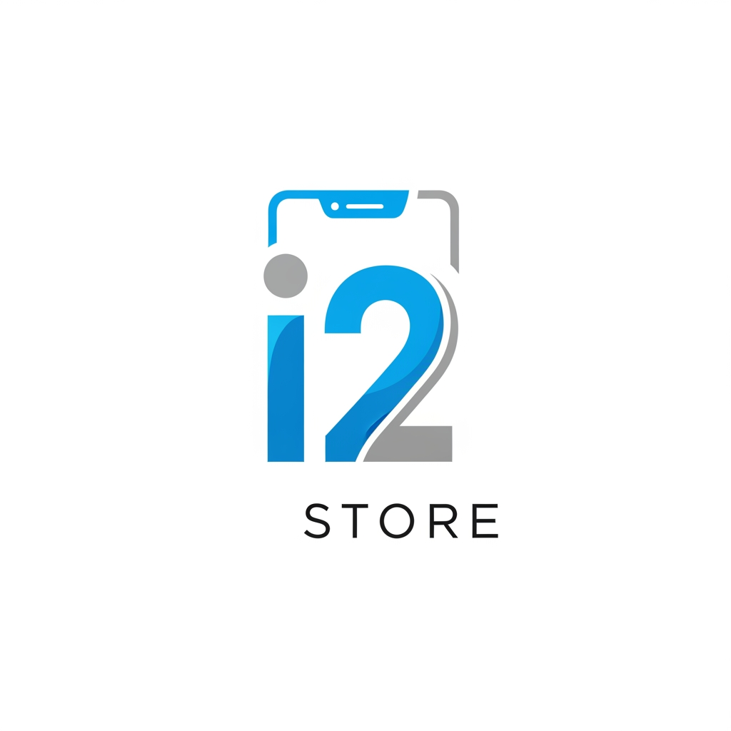 AI Design for i started in new store for mobile i want logo simple and creative name is i 2 store