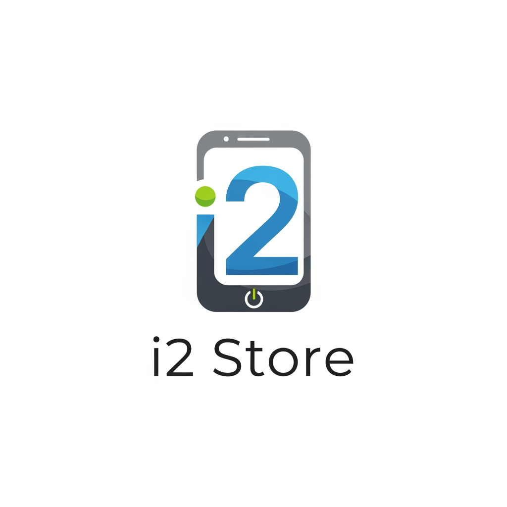 AI Design for i started in new store for mobile i want logo simple and creative name is i 2 store