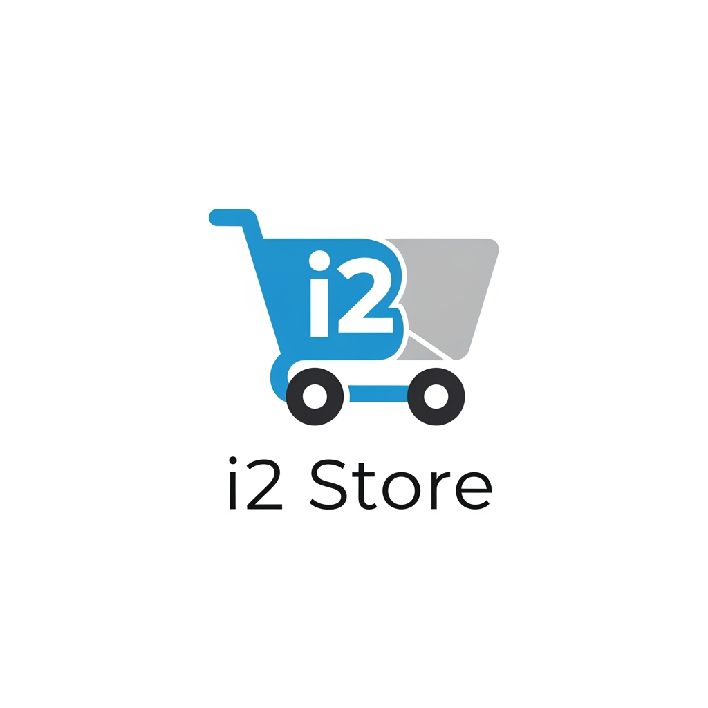AI Design for i started in new store for mobile i want logo simple and creative name is i 2 store