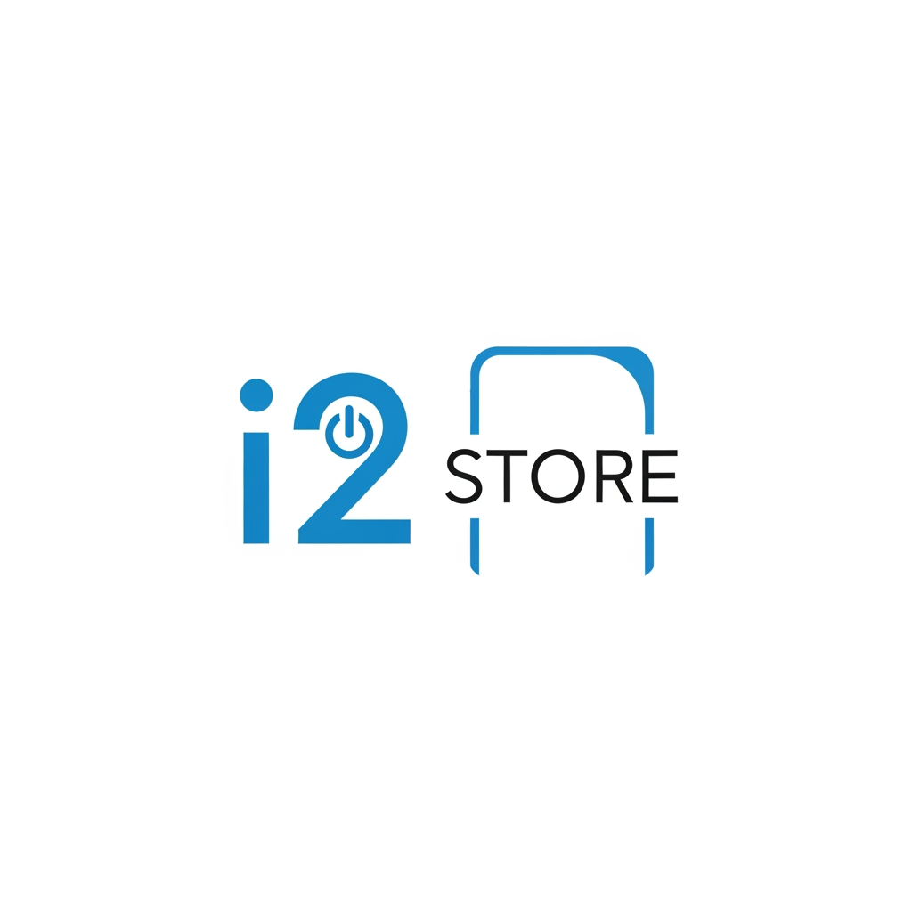 AI Design for i started in new store for mobile i want logo simple and creative name is i 2 store