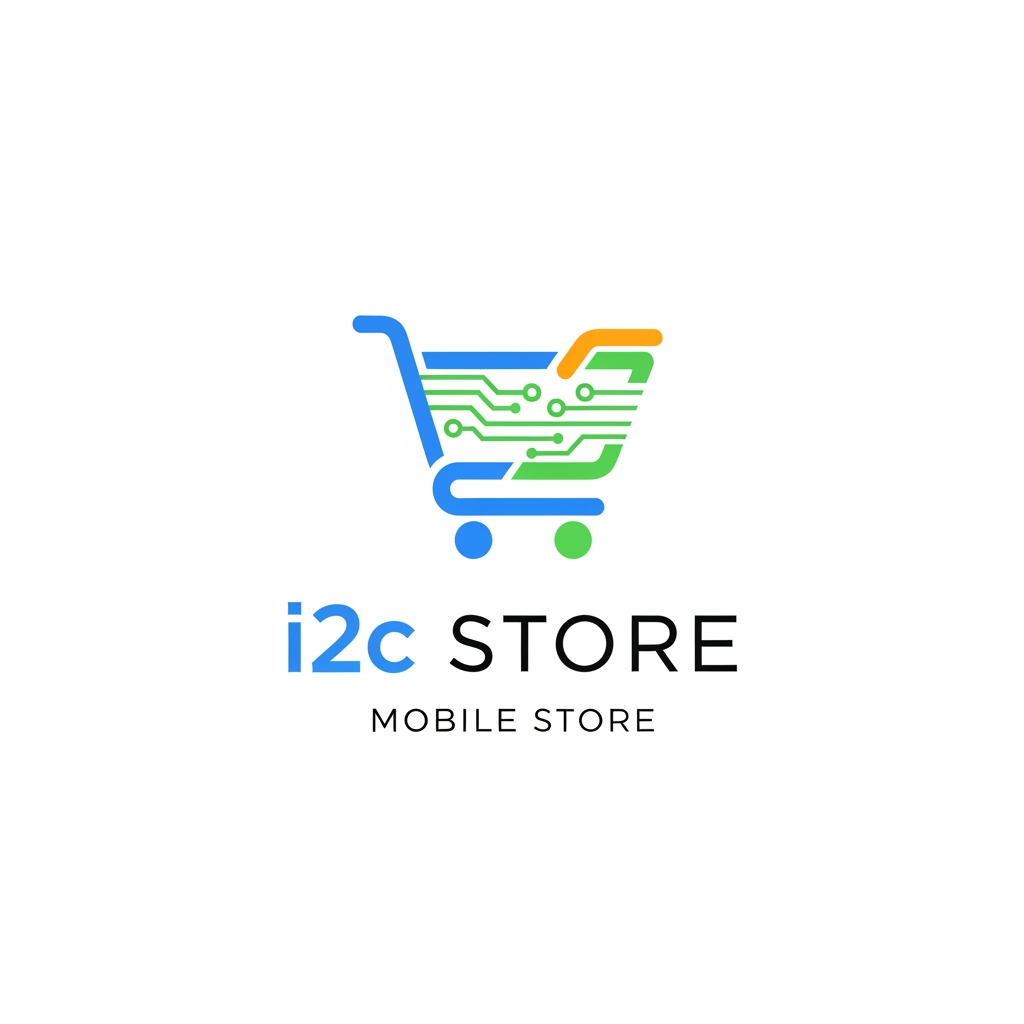 AI Design for i2c store mobile store logo