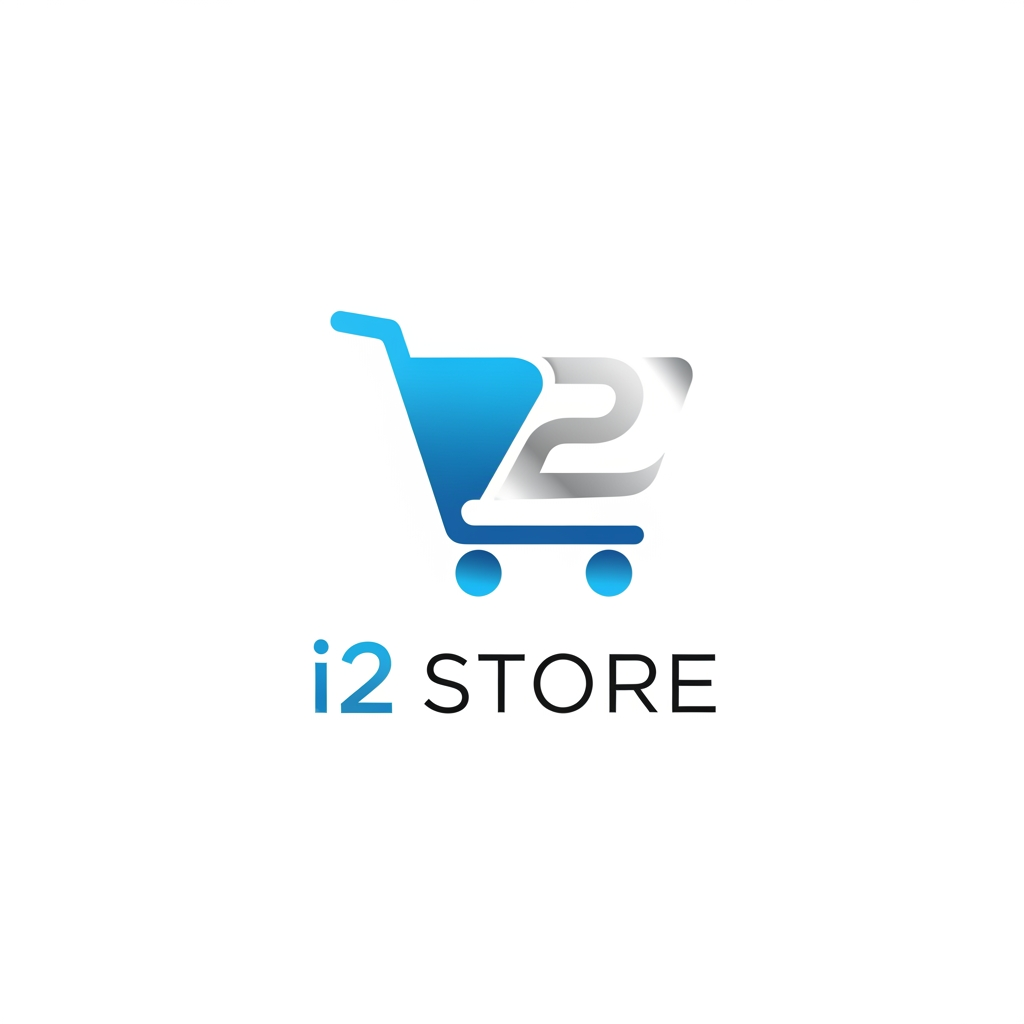 AI Design for i started in new store for mobile i want logo simple and creative name is i 2 store