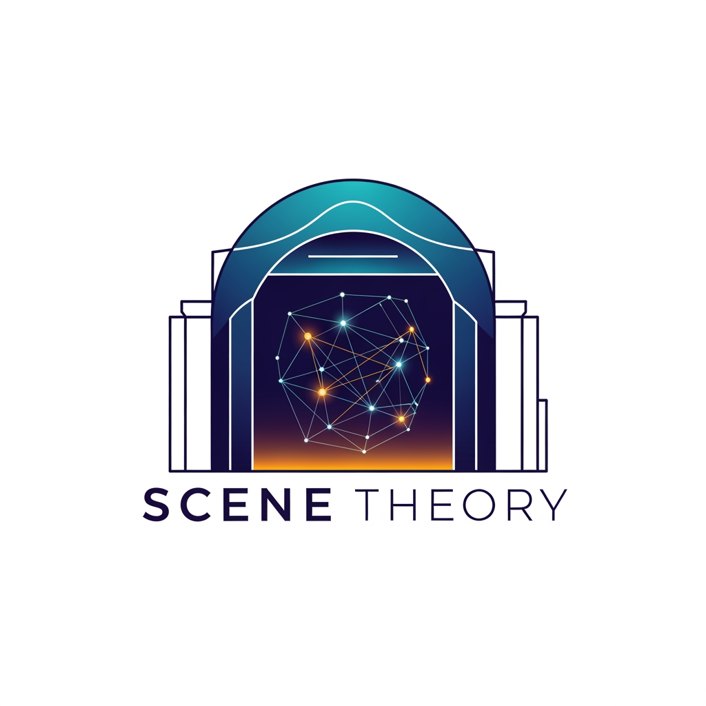 AI Design for scene theory logo