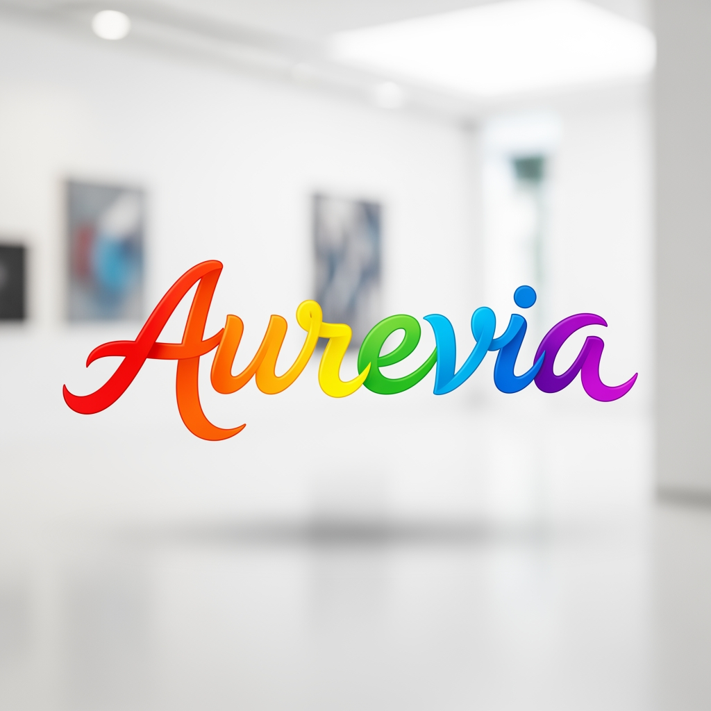 AI Design for BRAND NAME IS Aurevia with colour full