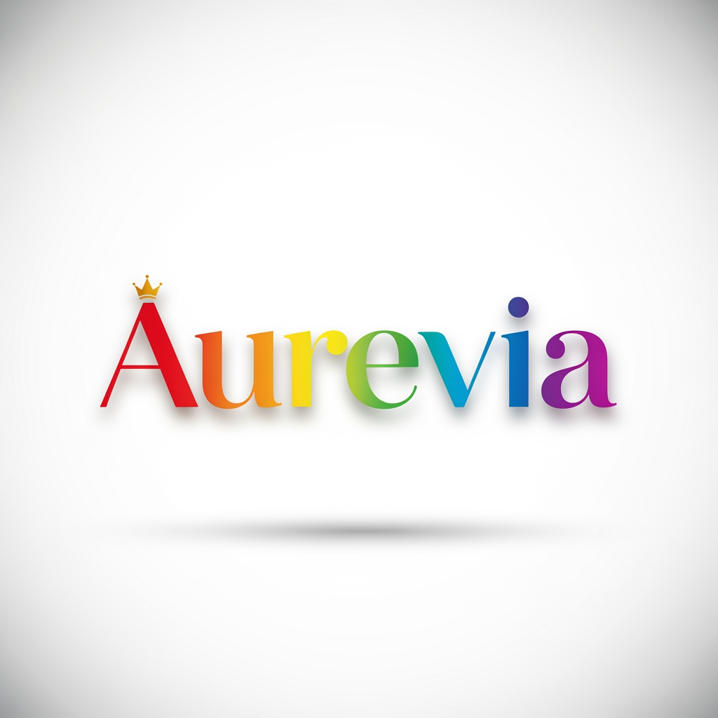 AI Design for BRAND NAME IS Aurevia with colour full