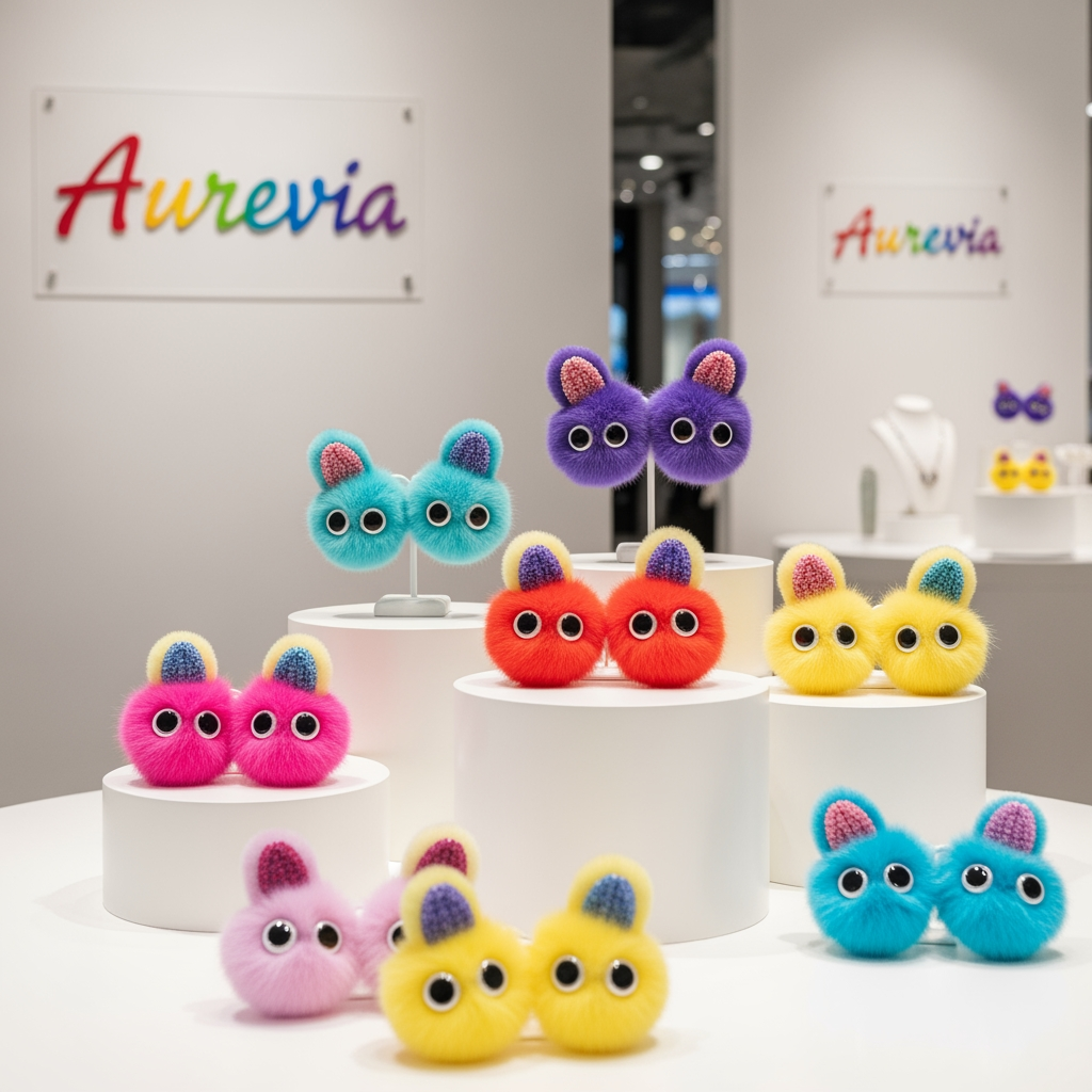 AI Design for BRAND NAME IS Aurevia with colour full fir jewwlery