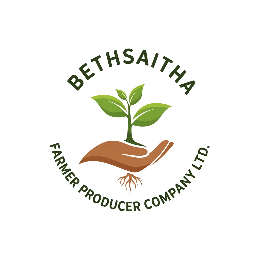 AI Design for I want to create logo for ( Bethsaitha Farmer Producer company Ltd)