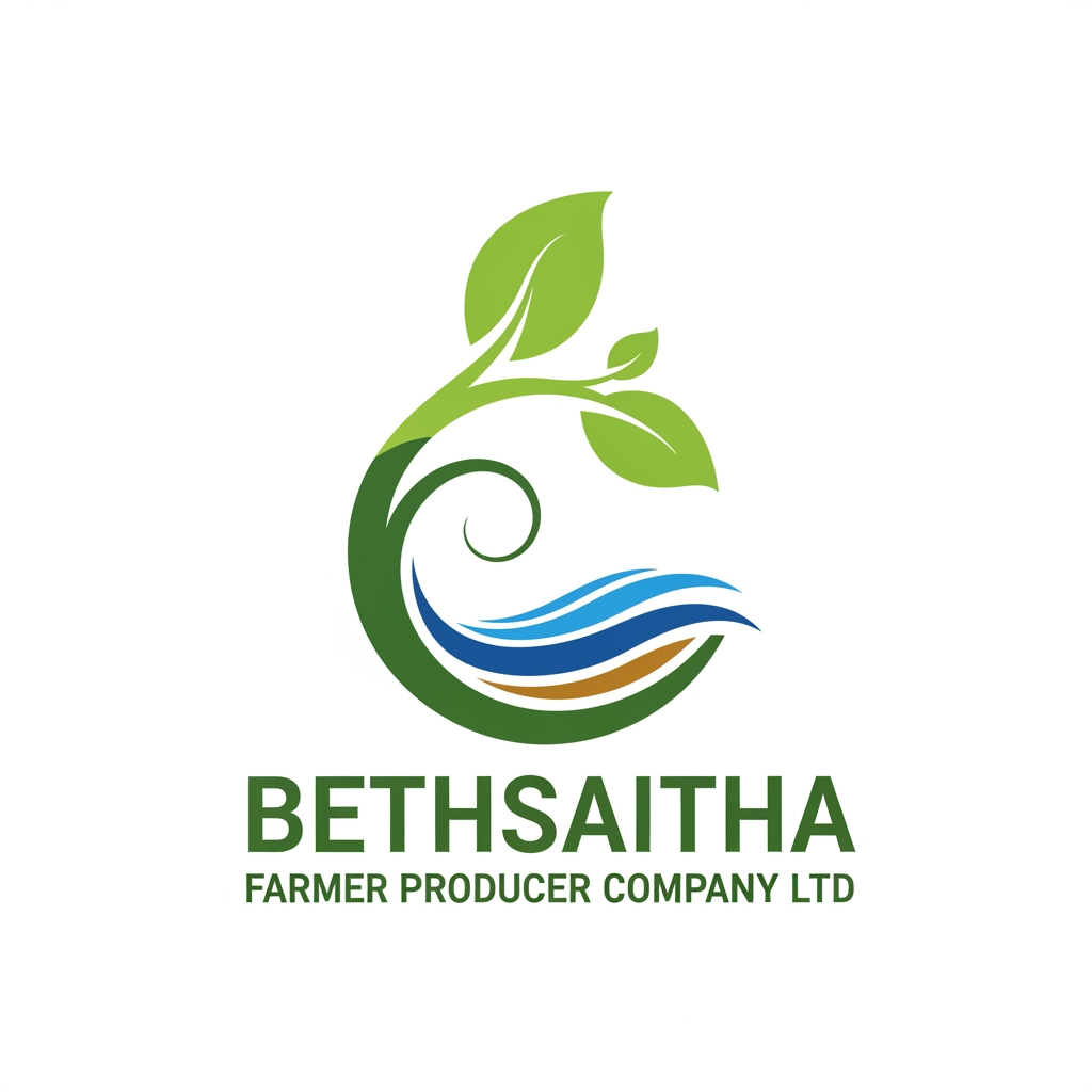 AI Design for I want to create logo for ( Bethsaitha Farmer Producer company Ltd)