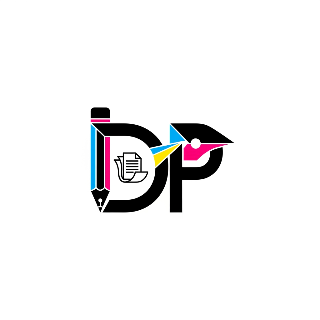 AI Design for Create a modern, premium, and professional logo icon for an advertising and graphic design company. Design a unique creative symbol combining elements of a pencil, pen tool, color palette, print media, CMYK colors, and digital marketing. The icon should be minimal, clean, memorable, and suitable for branding, printing, signage, social media, and business cards. Use geometric shapes and negative space techniques. Luxury corporate style, vector logo, flat design, high-end branding, balanced composition, sharp details, white background. No mockup, no 3D, no watermark, no extra text. Icon only.

DP letter include cheyyanenkil:

Create a modern luxury logo icon by creatively merging the letters "D" and "P" with graphic design and advertising elements such as a pencil, pen tool, print media, CMYK color concept, and digital marketing symbol. Minimalist vector logo, premium branding style, clean lines, professional corporate identity, memorable mark, flat design, white background, high quality, icon only, no text, no mockup.