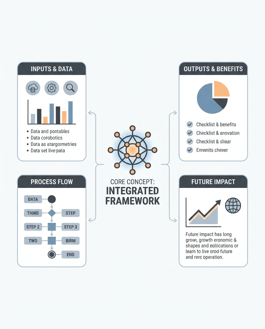 AI Design for A clean, professional, and modern infographic layout featuring a minimalist aesthetic with a cohesive color palette, clear data visualization elements, and sophisticated typography. The design should be balanced and highly readable, showcasing {{asset:123}} as a focal point with organized sections, icons, and diagrams that explain the core concept with clarity.