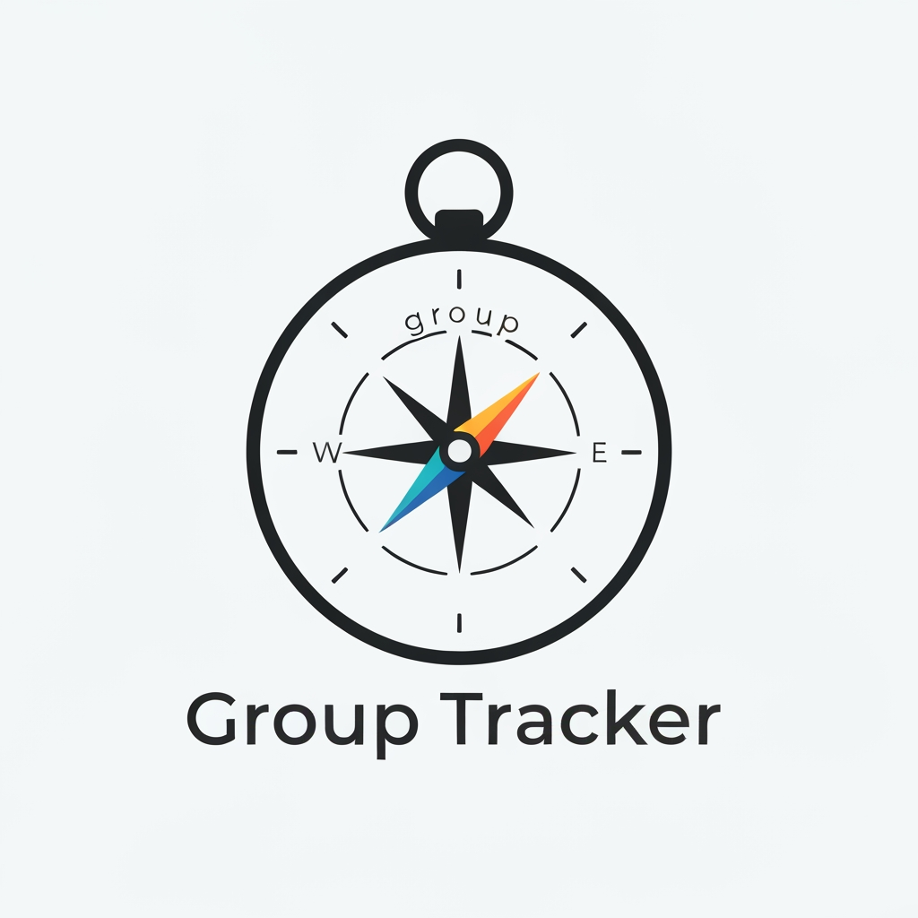 AI Design for Logo for mobile application group tracker