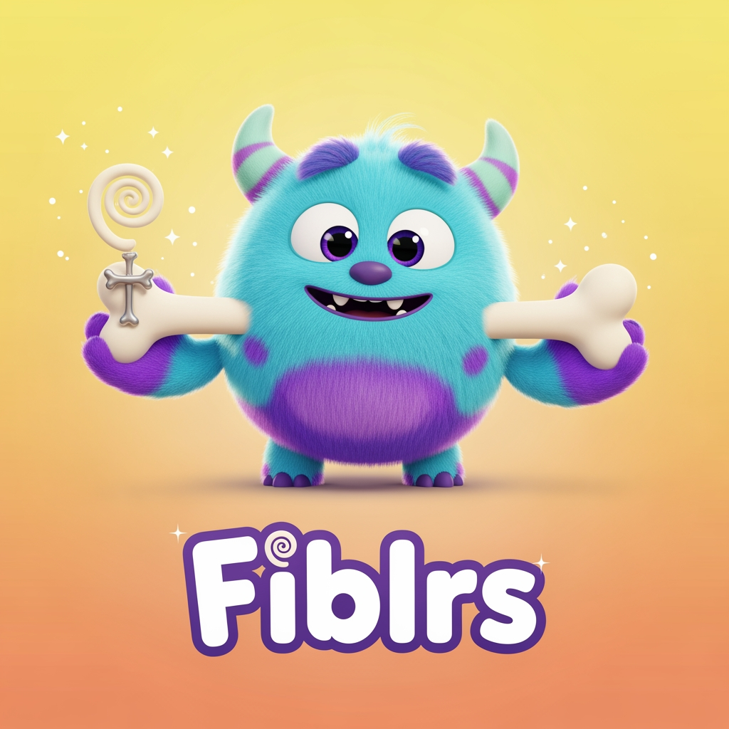 AI Design for Animated Fiblrs ka ik logo bana kar do