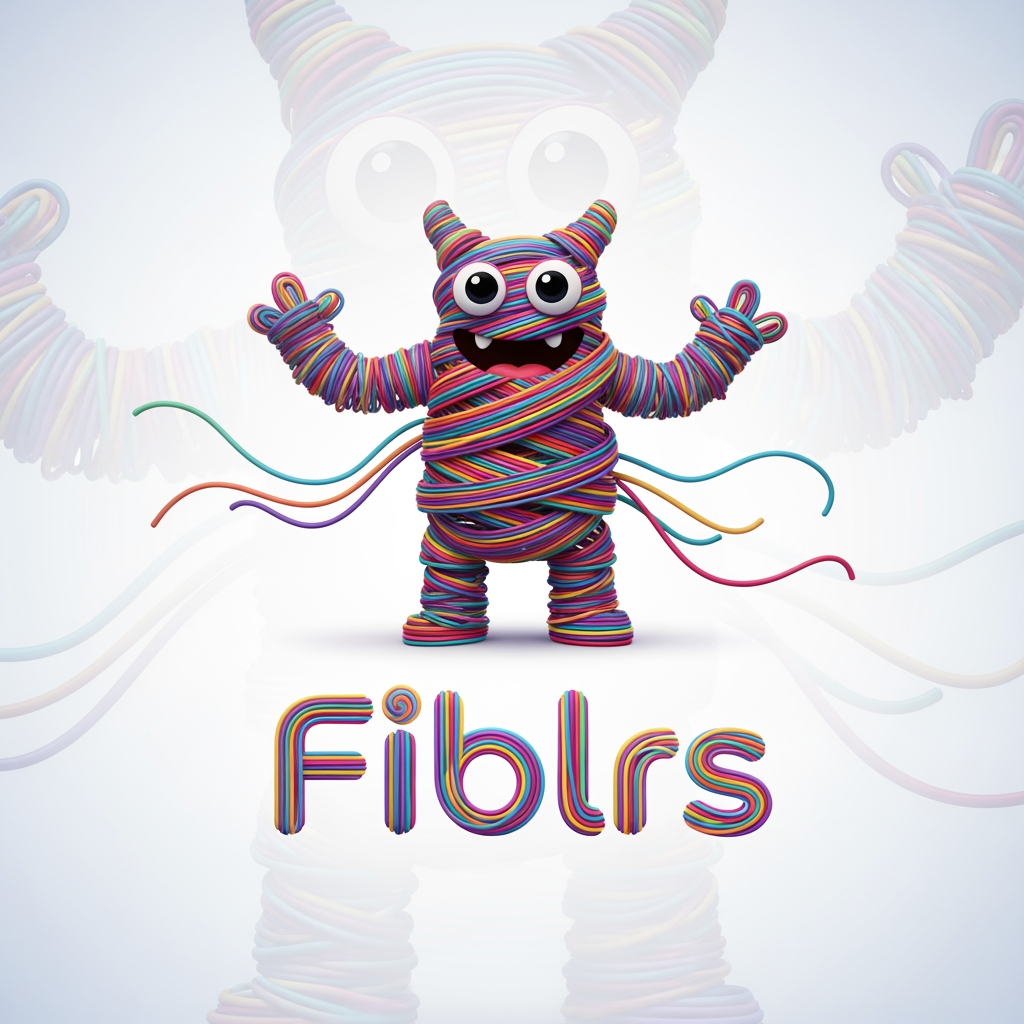 AI Design for Animated Fiblrs ka ik logo bana kar do