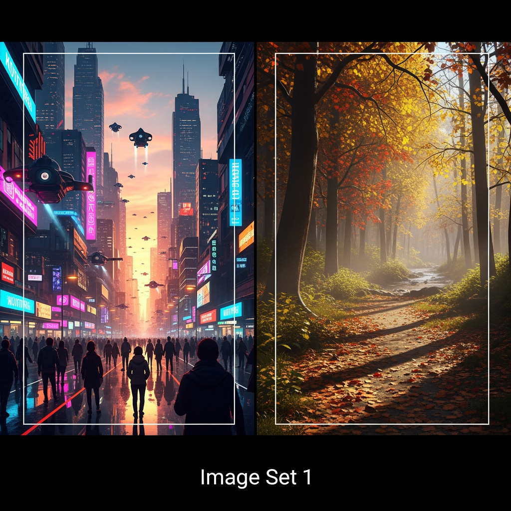 AI Design for show the first set of images you created