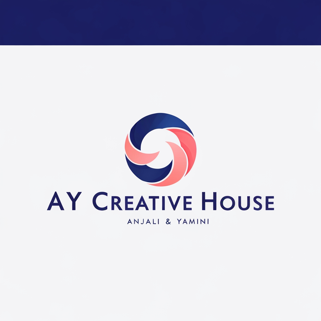 AI Design for Make a logo for AY creative house by Anjali and yamini it's a graphic design company use premium colour