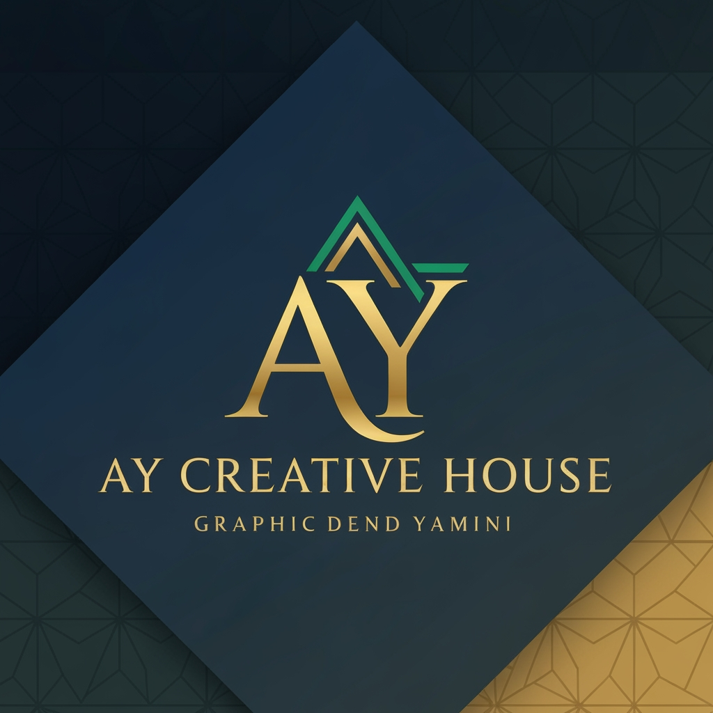 AI Design for Make a logo for AY creative house by Anjali and yamini it's a graphic design company use premium colour