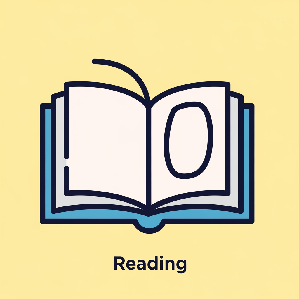 AI Design for Создай одну простую и понятную картинку-символ 📖 Reading для детей и взрослых с аутизмом. символ должен передавать одно действие, предмет или эмоцию без лишних деталей и фона.
Требования:
Используй легкие цвета.
Один символ на картинку.
Высокий контраст.
Без текста и подписей.
Чёткие контуры и простые формы.
Дружелюбный, спокойный визуальный стиль.
Размер и композиция одинаковы для всех символов.