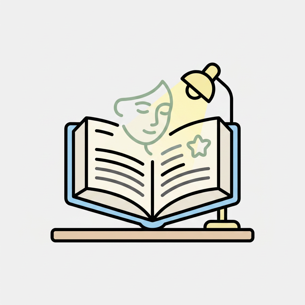 AI Design for Создай одну простую и понятную картинку-символ 📖 Reading для детей и взрослых с аутизмом. Используй только крупную эмоджи как основу изображения. символ должен передавать одно действие, предмет или эмоцию без лишних деталей и фона.
Требования:
Стиль должен быть похож на стиль приложенной картинки, но другим цветом.
Минималистичный стиль.
Используй легкие цвета.
Один символ на картинку.
Высокий контраст.
Без текста и подписей.
Чёткие контуры и простые формы.
Дружелюбный, спокойный визуальный стиль.
Размер и композиция одинаковы для всех символов.