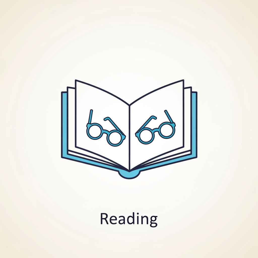 AI Design for Создай одну простую и понятную картинку-символ 📖 Reading для детей и взрослых с аутизмом. . символ должен передавать одно действие, предмет или эмоцию без лишних деталей и фона.
Требования:
Минималистичный стиль.
Используй легкие цвета.
Один символ на картинку.
Высокий контраст.
Без текста и подписей.
Чёткие контуры и простые формы.
Дружелюбный, спокойный визуальный стиль.
Размер и композиция одинаковы для всех символов.