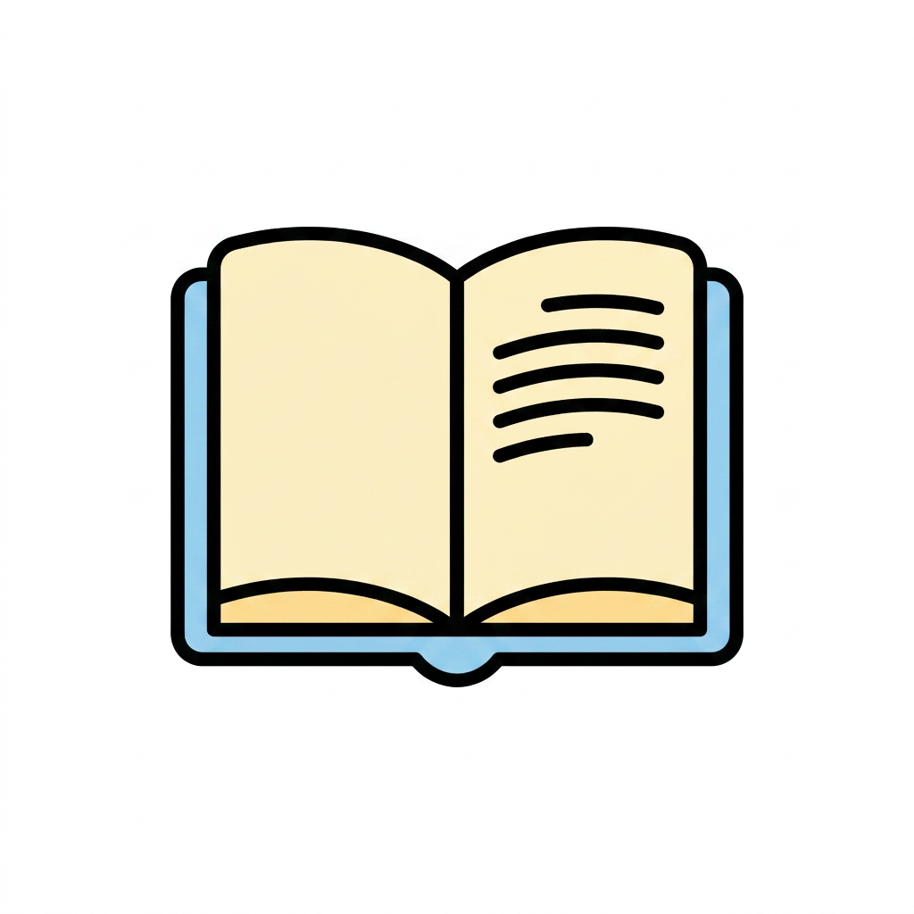 AI Design for Создай одну простую и понятную картинку-символ 📖 Reading для детей и взрослых с аутизмом на основе прикрепленного примера и точно на основе этой эмоджи 📖. символ должен передавать одно действие, предмет или эмоцию без лишних деталей и фона.
Требования:
Используй легкие цвета.
Один символ на картинку.
Высокий контраст.
Без текста и подписей.
Чёткие контуры и простые формы.
Дружелюбный, спокойный визуальный стиль.
Размер и композиция одинаковы для всех символов.